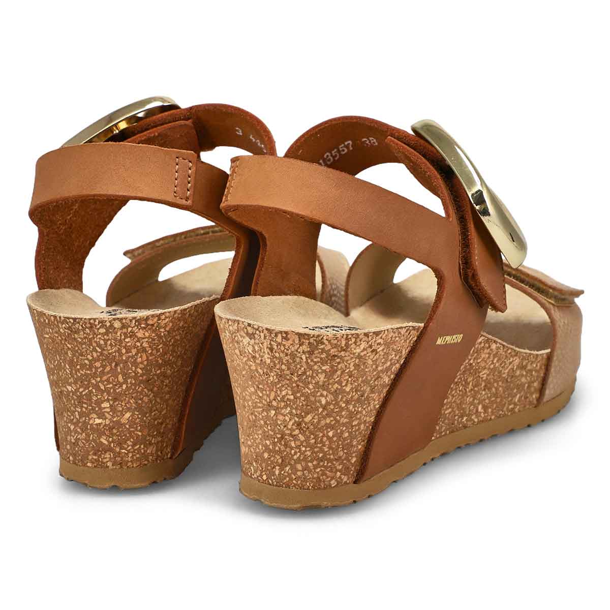 Mephisto Leandre Women's Wedge Sandals in Light Sand - Image 4