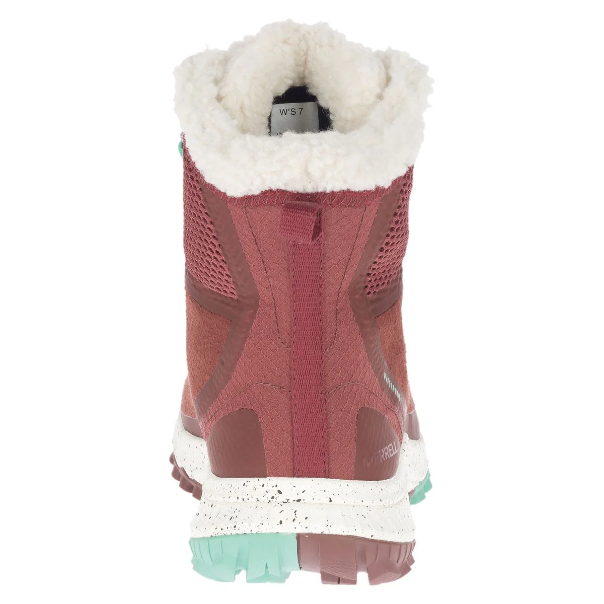 Merrell Bravada Polar Waterproof Sable Winter Boot in Red - Image 5