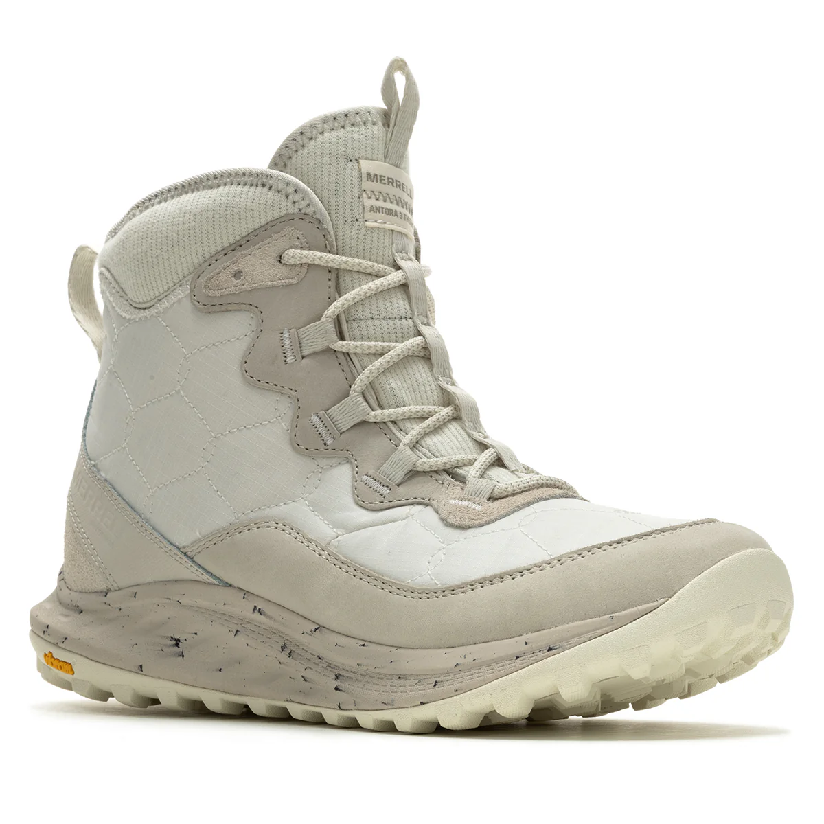 Merrell Women's Antora 3 Thermo Mid Zip Waterproof in Chalk