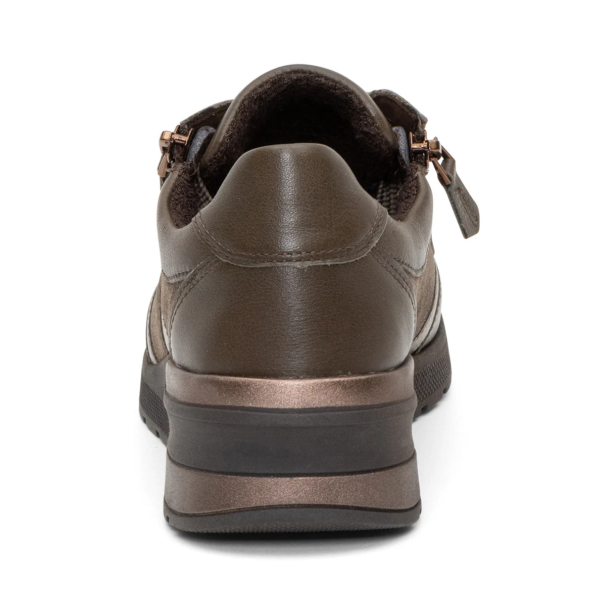 Ara Nevada II Women's Wedge Sneaker In Brown - Image 5