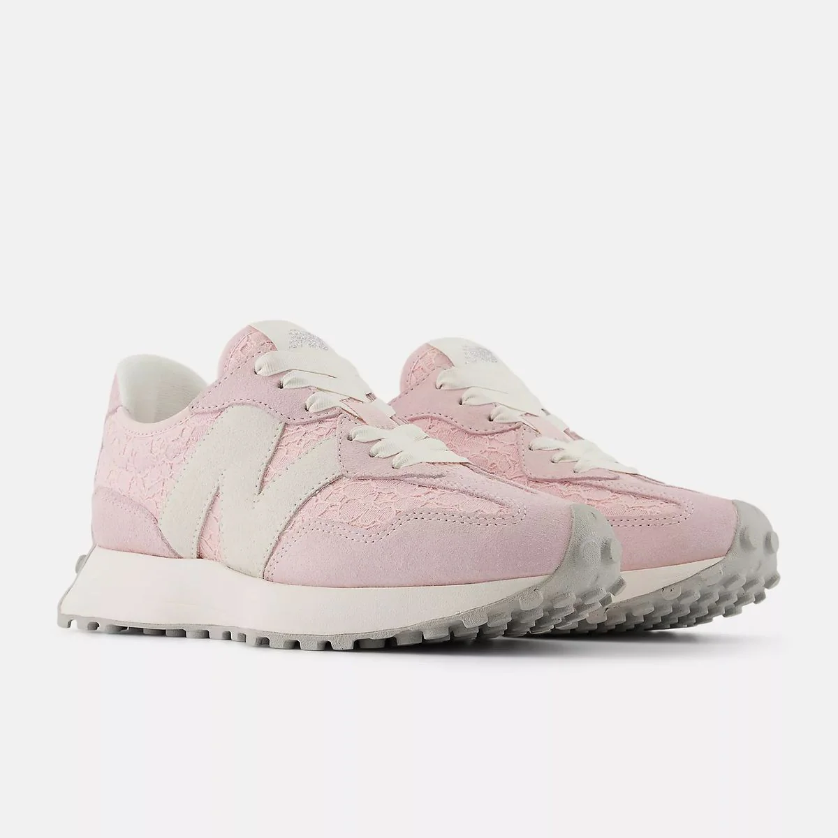 New Balance Women’s 327 Classic Retro Runner — Rose Sugar/Sea Salt