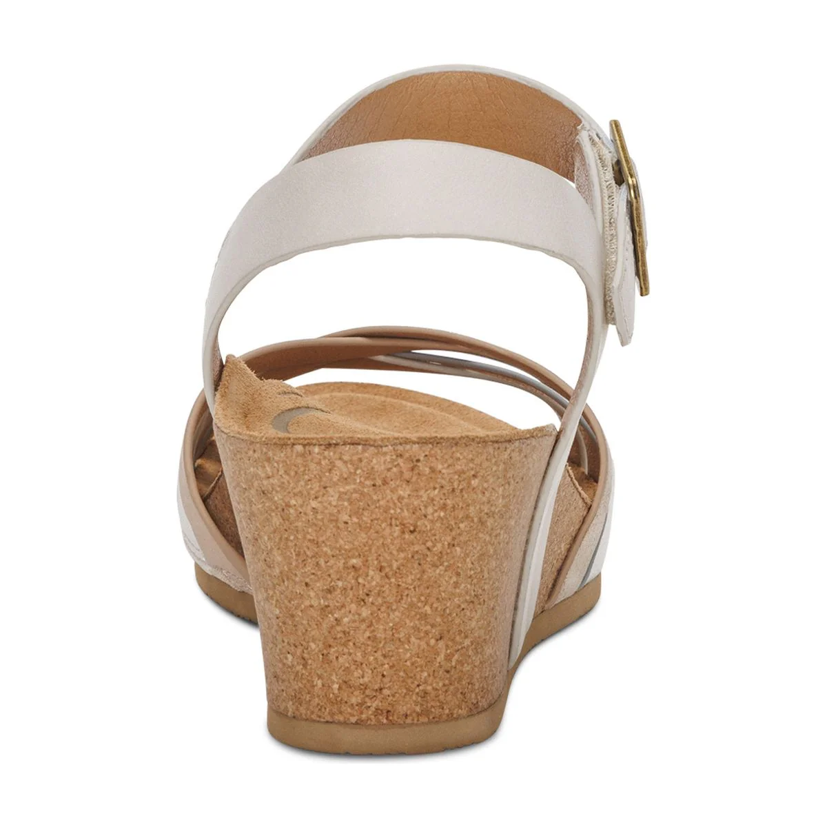 Aetrex Noelle Women's Arch Support Wedge – Ivory - Image 3