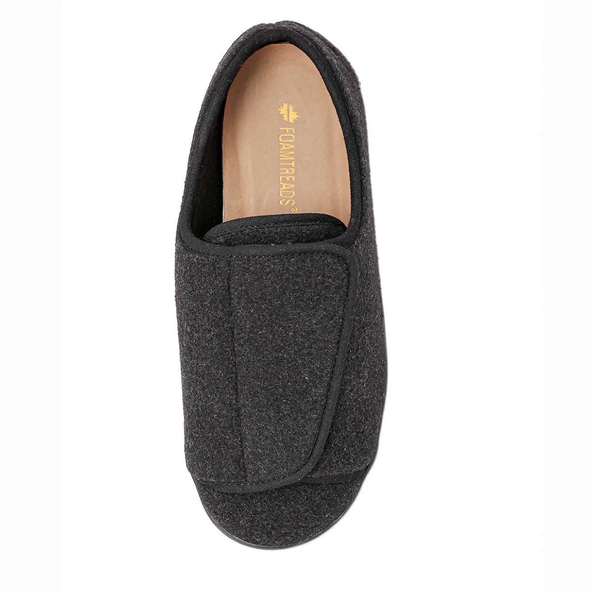 Nurse 2 Black Wool Women's Slippers - Image 3