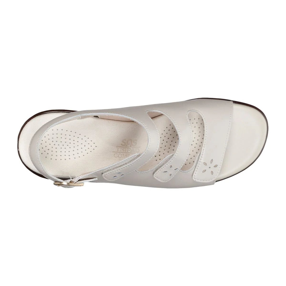 SAS Quatro Women's Slingback Sandal in Bone - Image 3