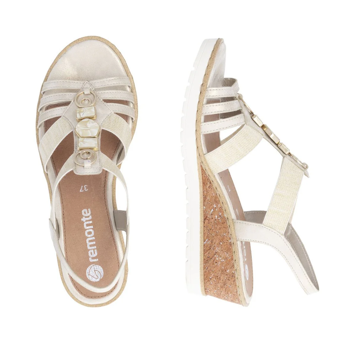 Remonte R6264 Women's Wedge Sandals - Image 6