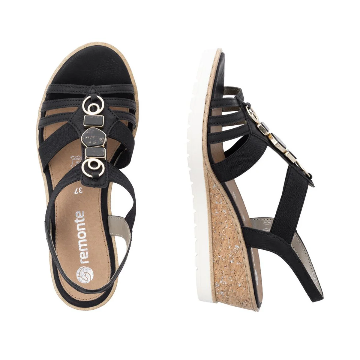 Remonte R6264 Women's Wedge Sandals - Image 5