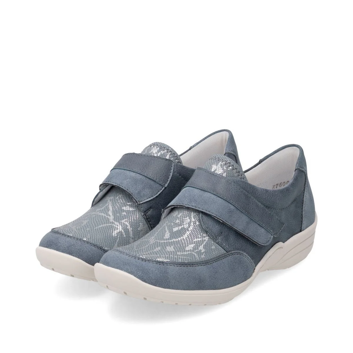 Remonte R7600 Women's Slip On Shoe in Blue - Image 5
