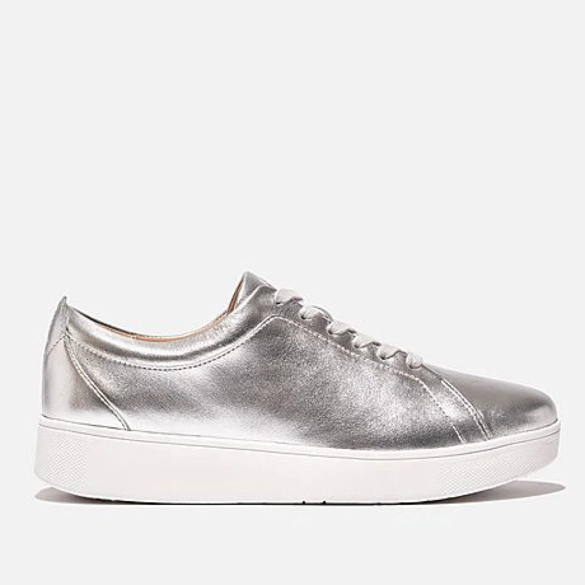 Rally Lace Up Sneaker in Silver