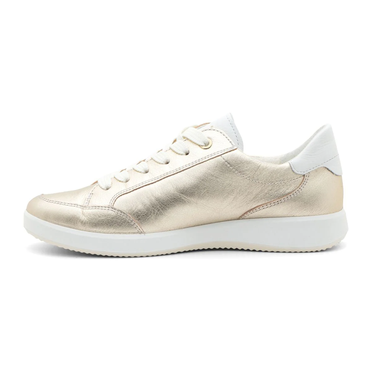 Ara Ramona Women's Zip Sneaker In Gold - Image 2