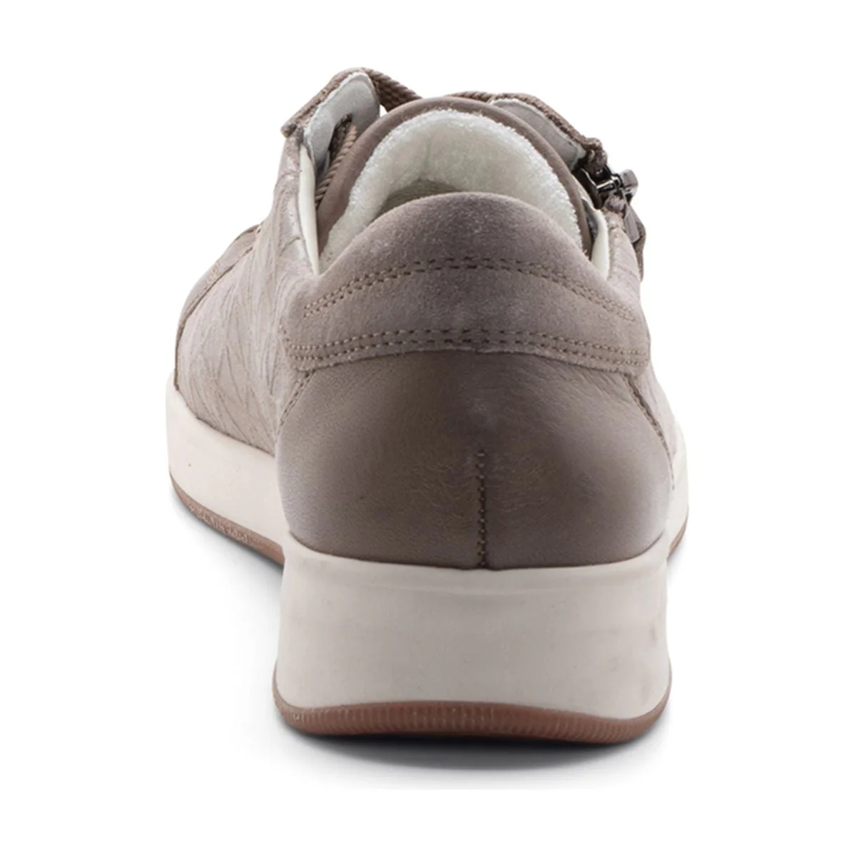 Ara Rei-Low Women's Zip Sneaker in Beige - Image 5