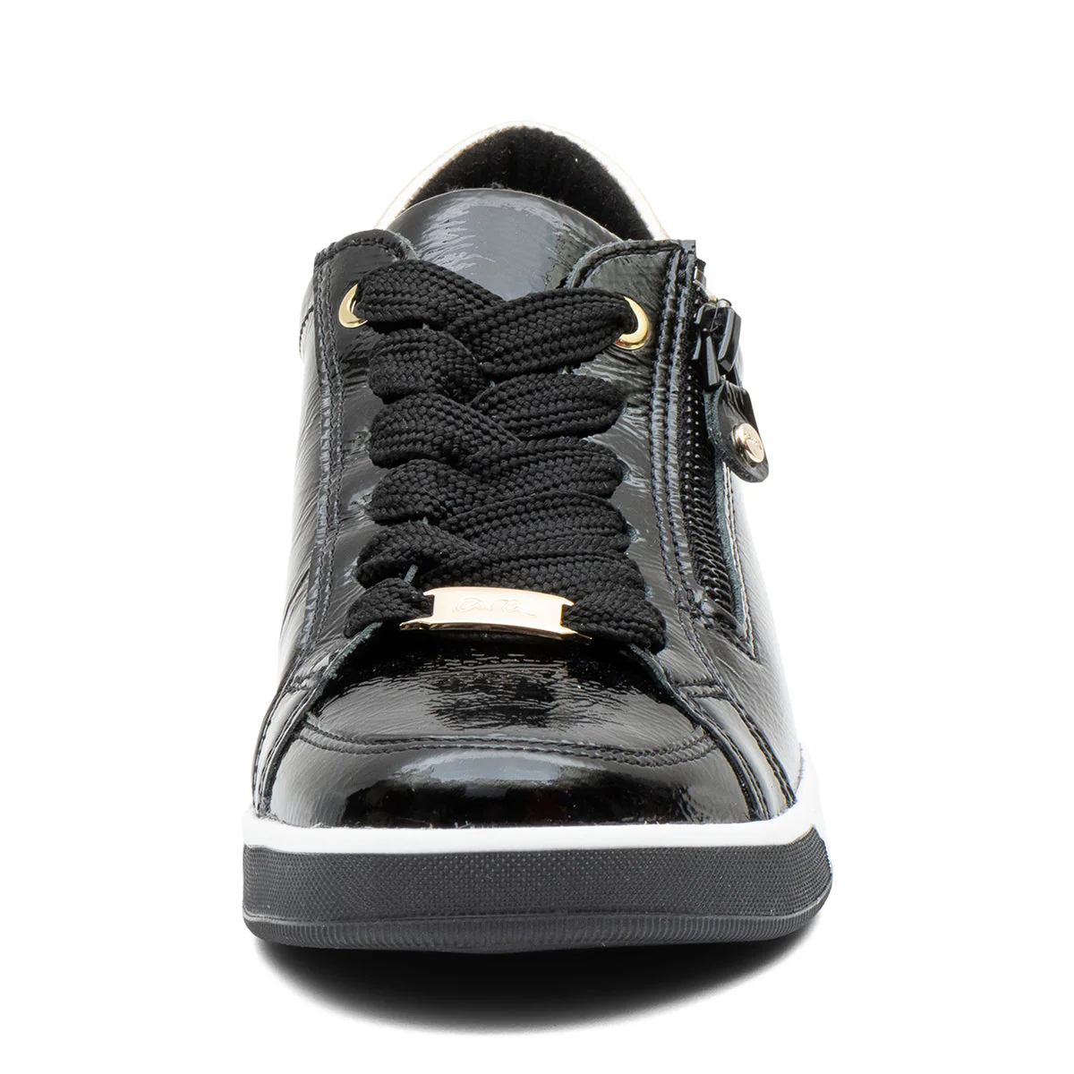 Ara Rei-Low Women's Zip Sneaker in Black - Image 7