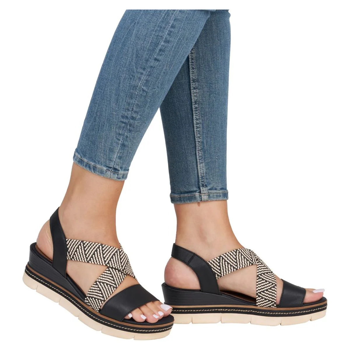 Remonte D2L54 Women's Sandals in Black - Image 10