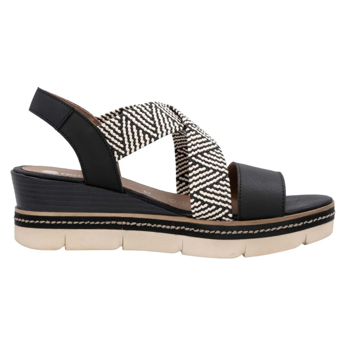 Remonte D2L54 Women's Sandals in Black - Image 4