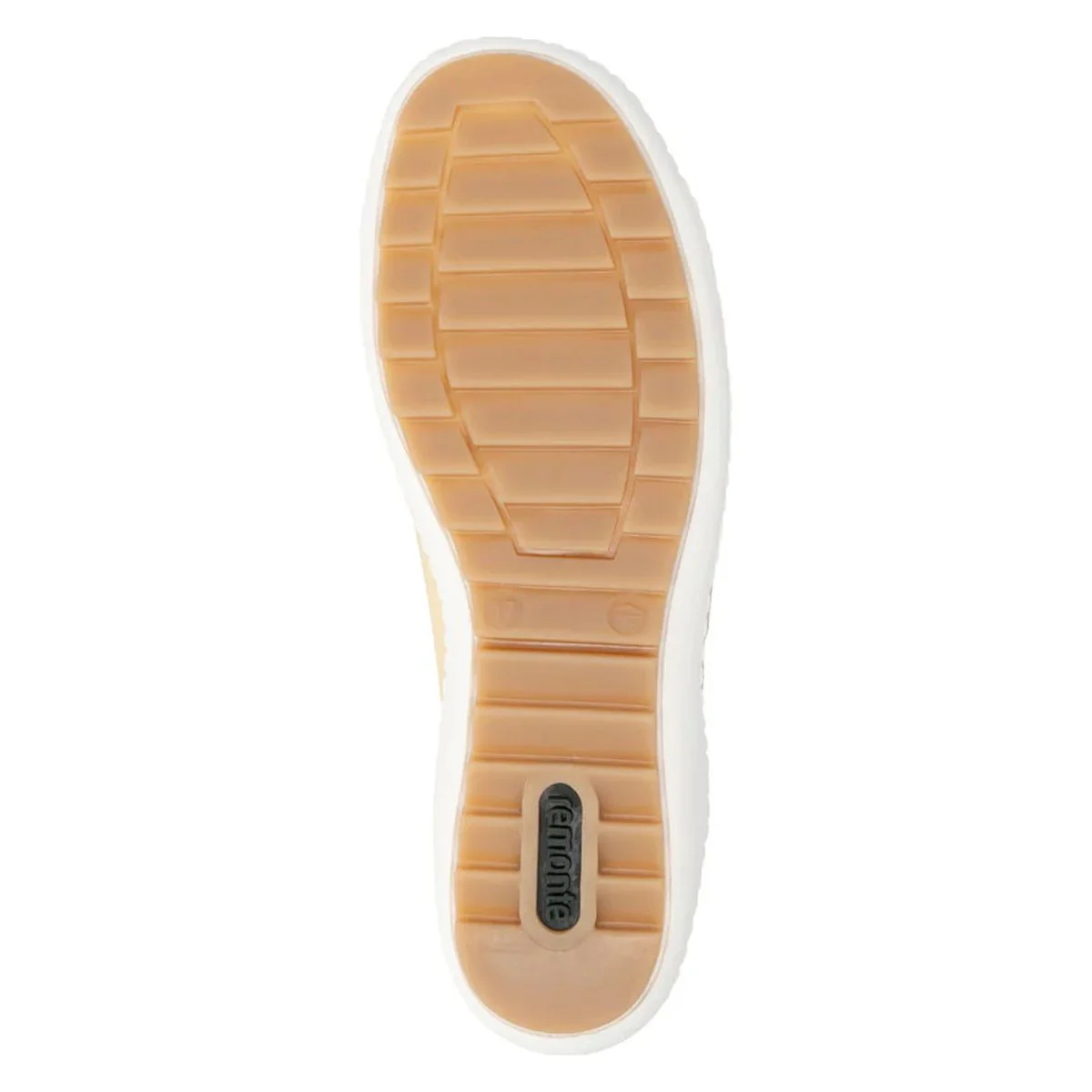 Remonte R1432 Women's Lace Up Shoe in Yellow - Image 7