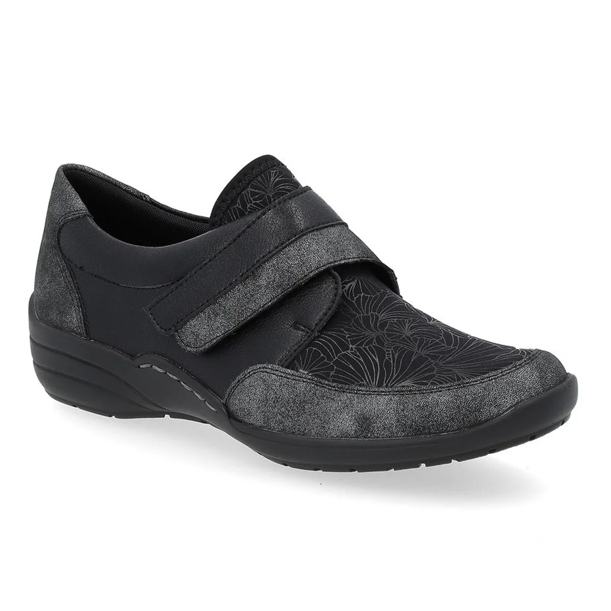 Remonte R7600 Women's Slip On Shoe in Black