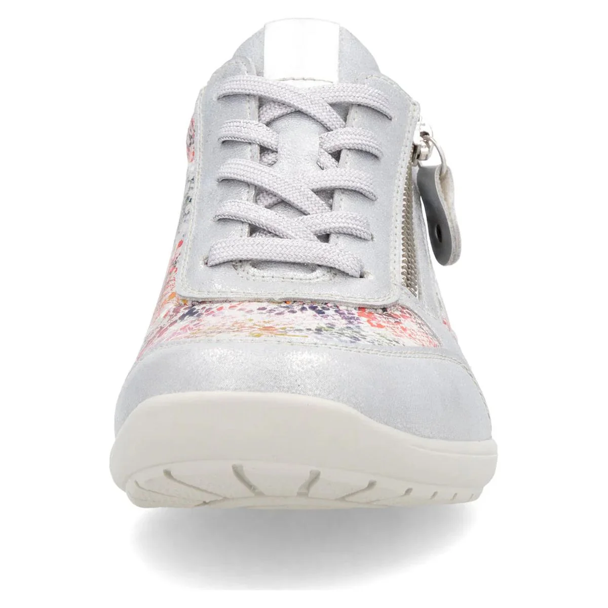 Remonte R7637 Women's Wide Shoes in Silver - Image 6