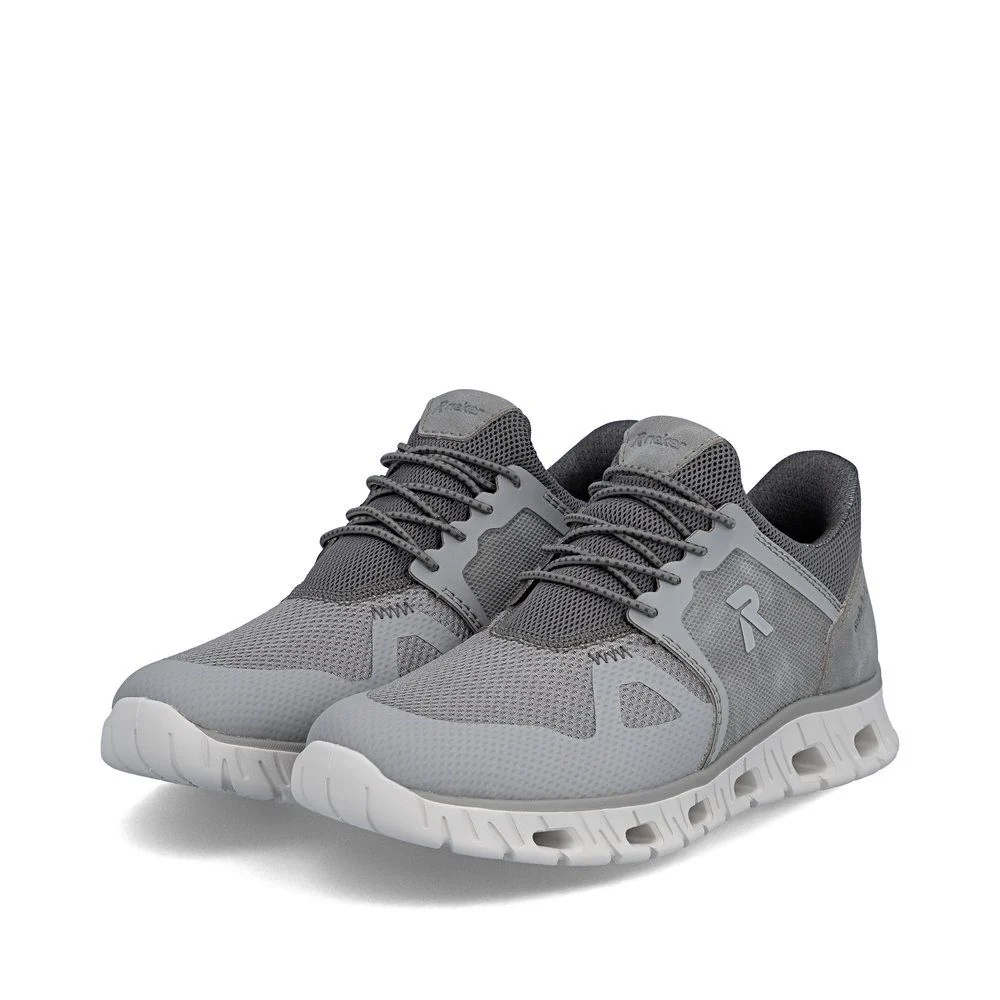 Rieker 04355 Men's Ready to Go Trainer in Grey - Image 8