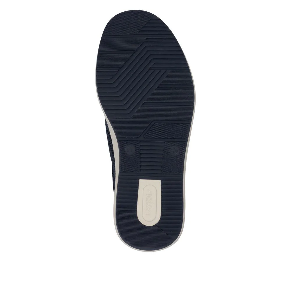 Rieker 16901 Men's Wide Shoes in Blue - Image 7
