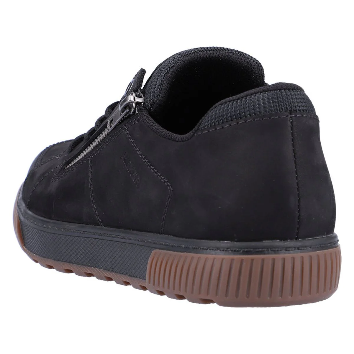 Rieker 18910 Men's Zip Shoe in Black - Image 3