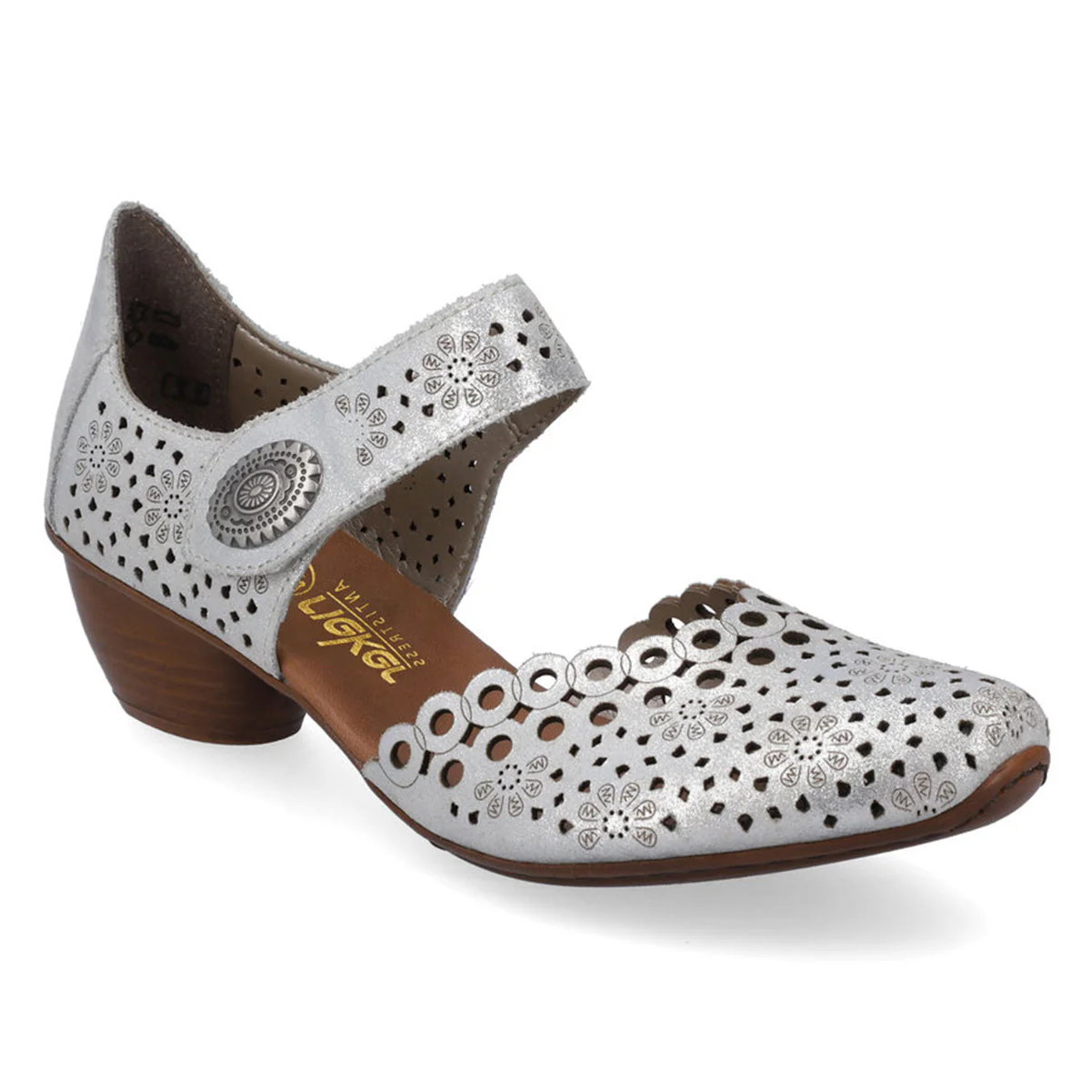 Rieker 43753 Women’s Alula Leather Strap Summer Shoes - Image 4