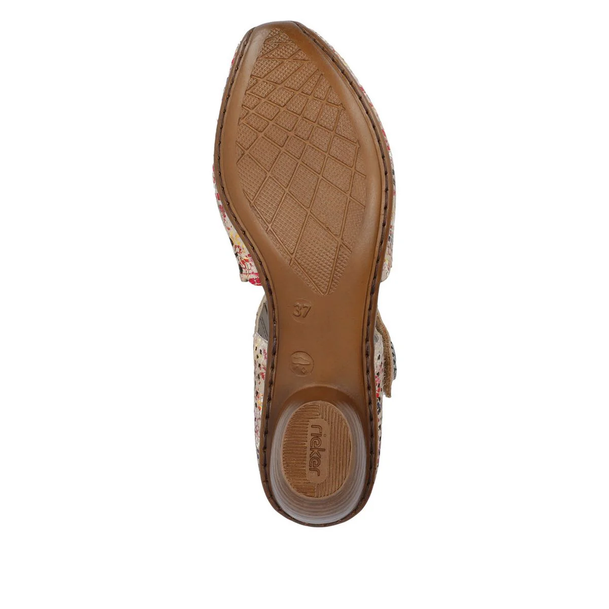 Rieker 43753-91 Women’s Alula Leather Strap Summer Shoes Multi - Image 6