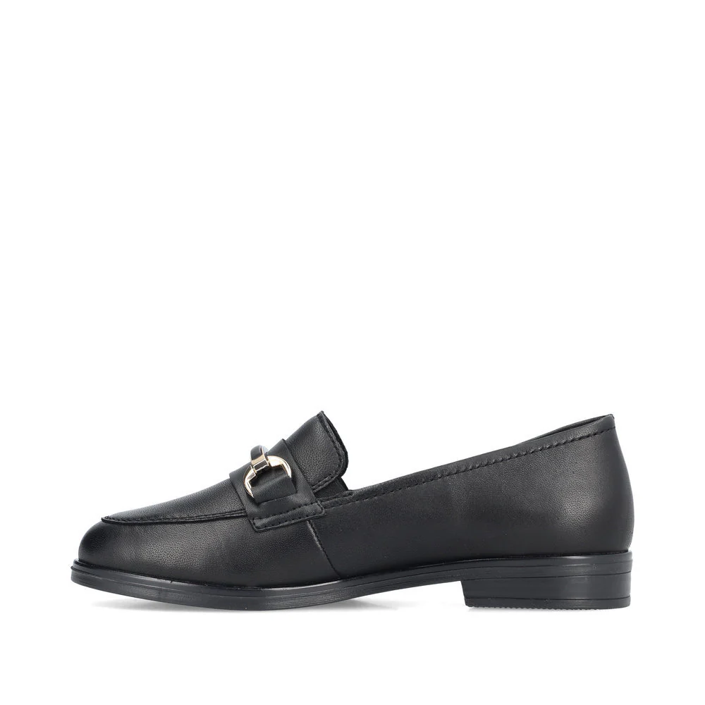 Rieker 46262 Women's Lugano Loafer in Black - Image 2