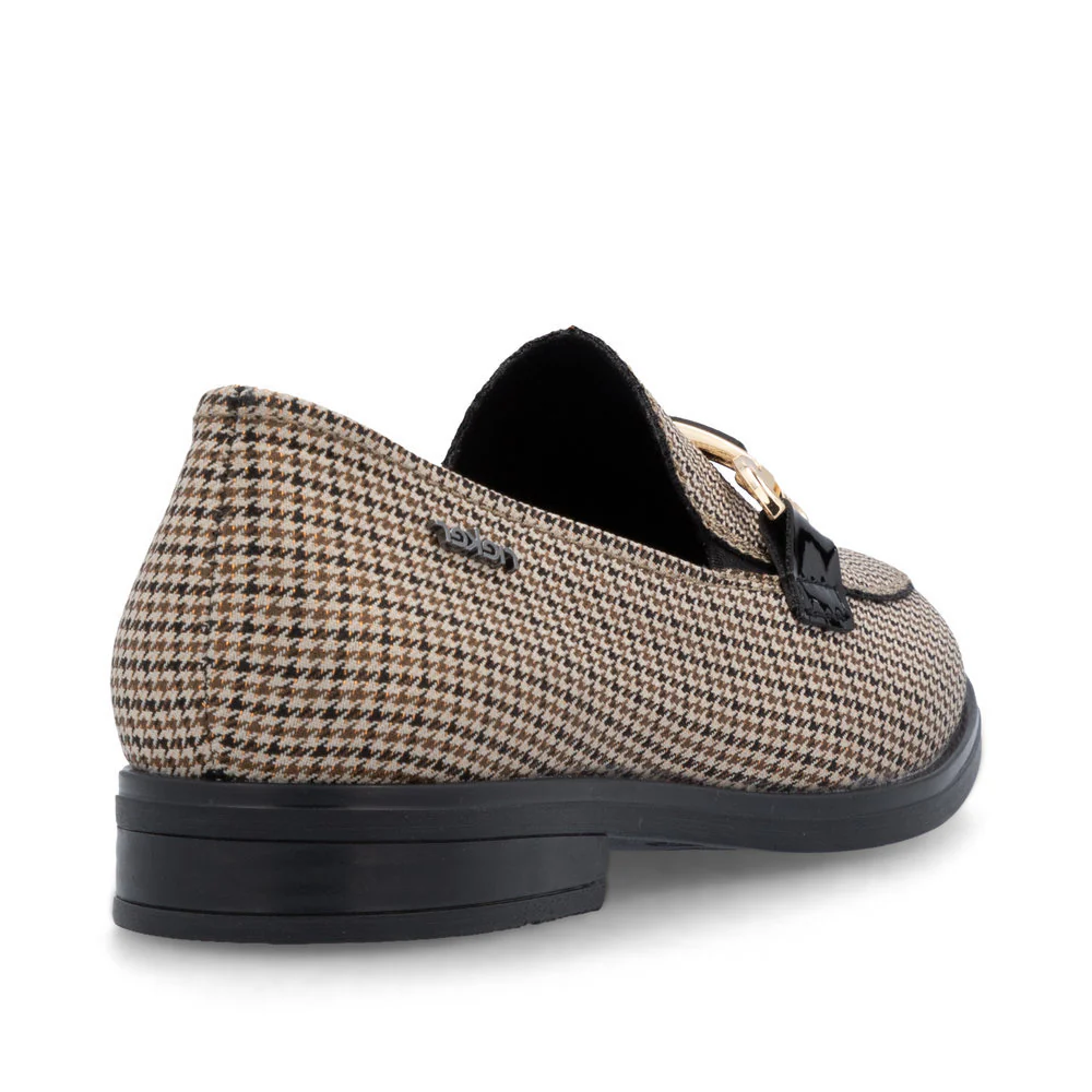 Rieker 46264 Women's Caroni Loafer in Beige - Image 3