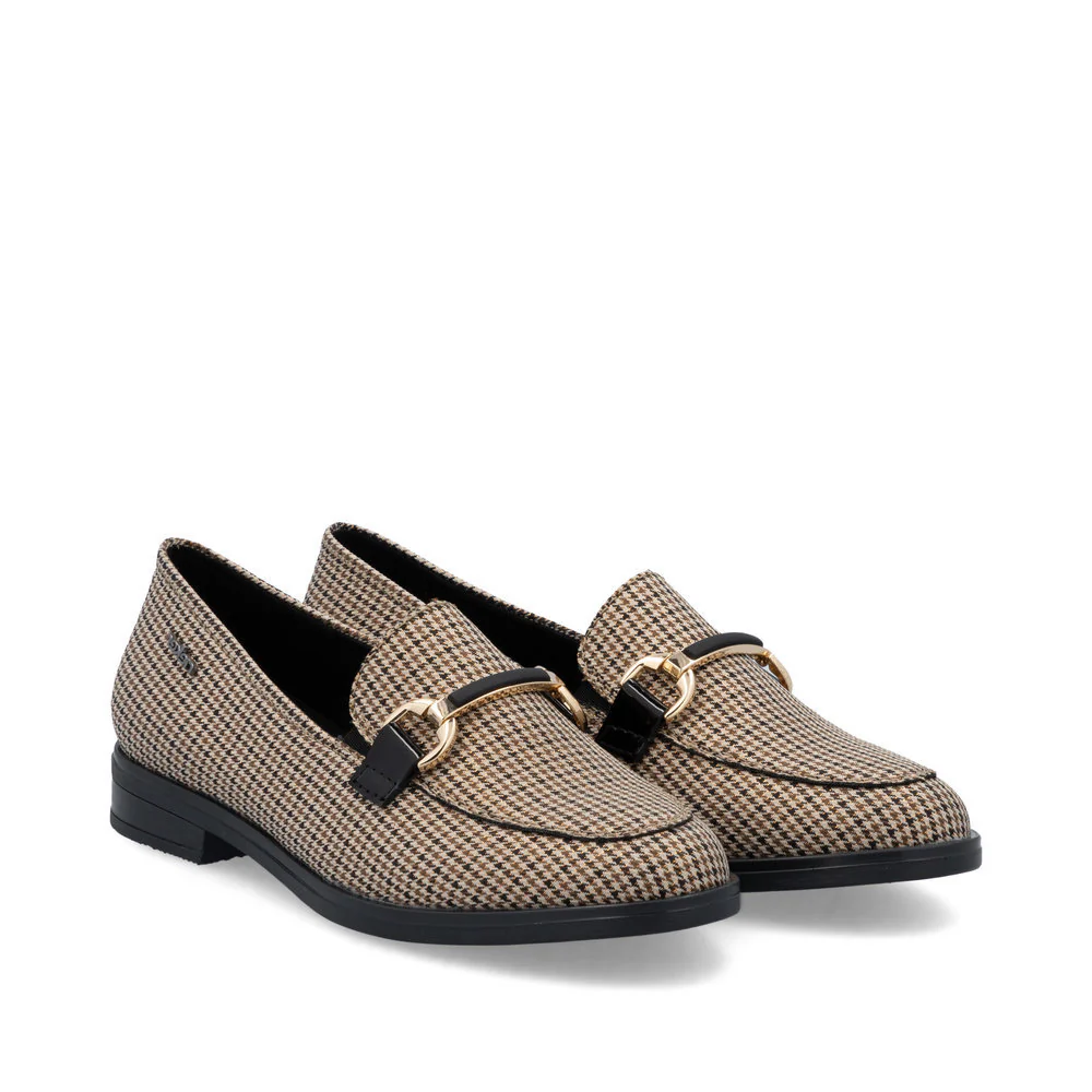 Rieker 46264 Women's Caroni Loafer in Beige - Image 6