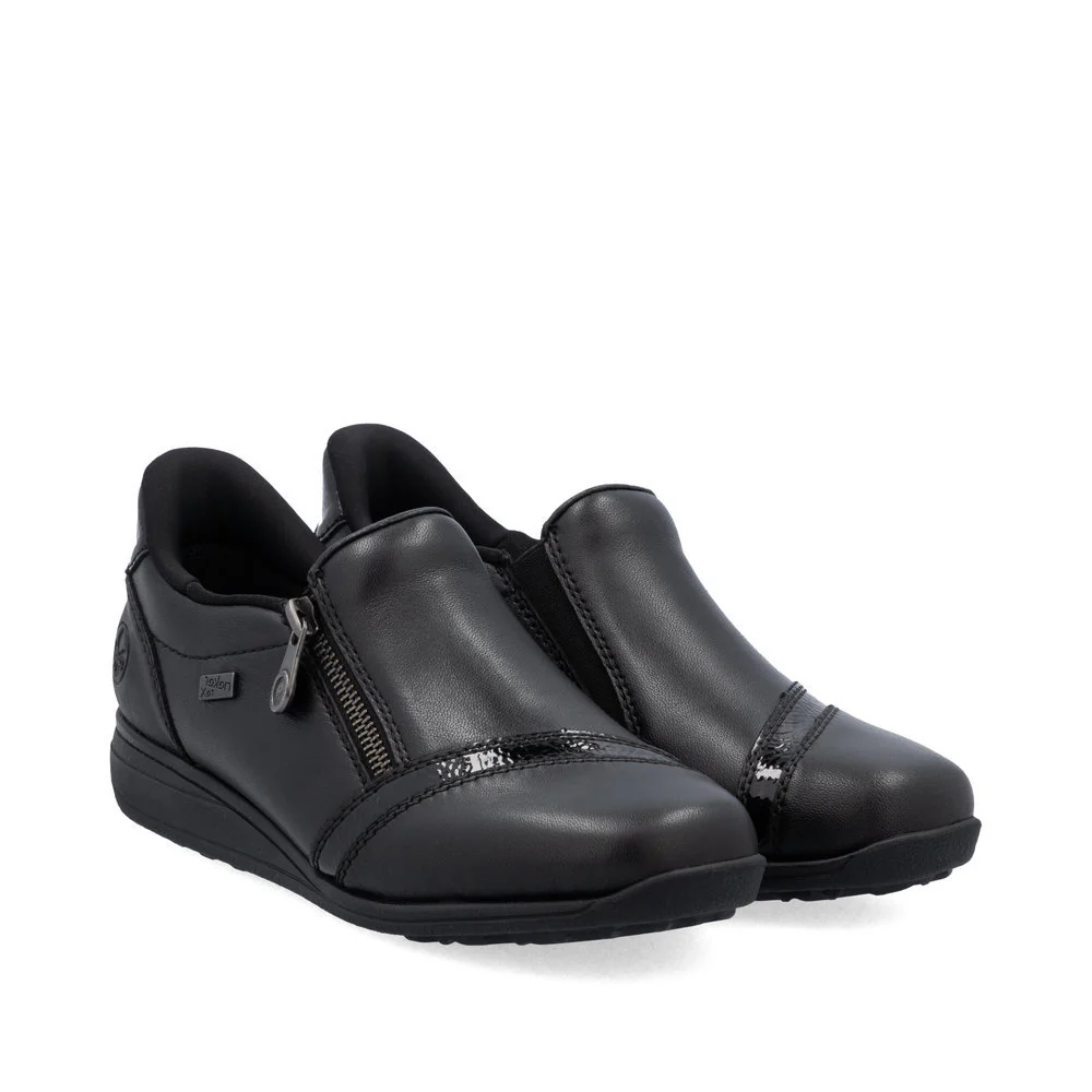 Rieker 47264 Women's Ready to Go Shoes in Black - Image 6
