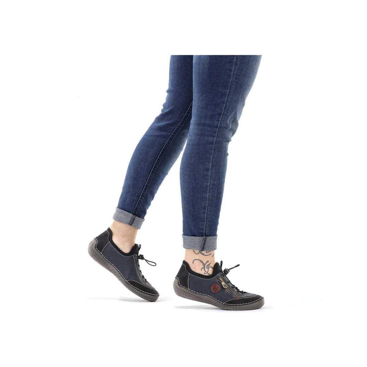 Rieker 52563 Women's Shoes in Blue - Image 8