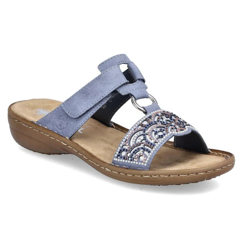 Rieker 608K2 Women's Sandals in Blue
