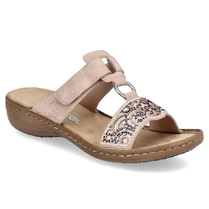 Rieker 608K2 Women's Sandals in Pink