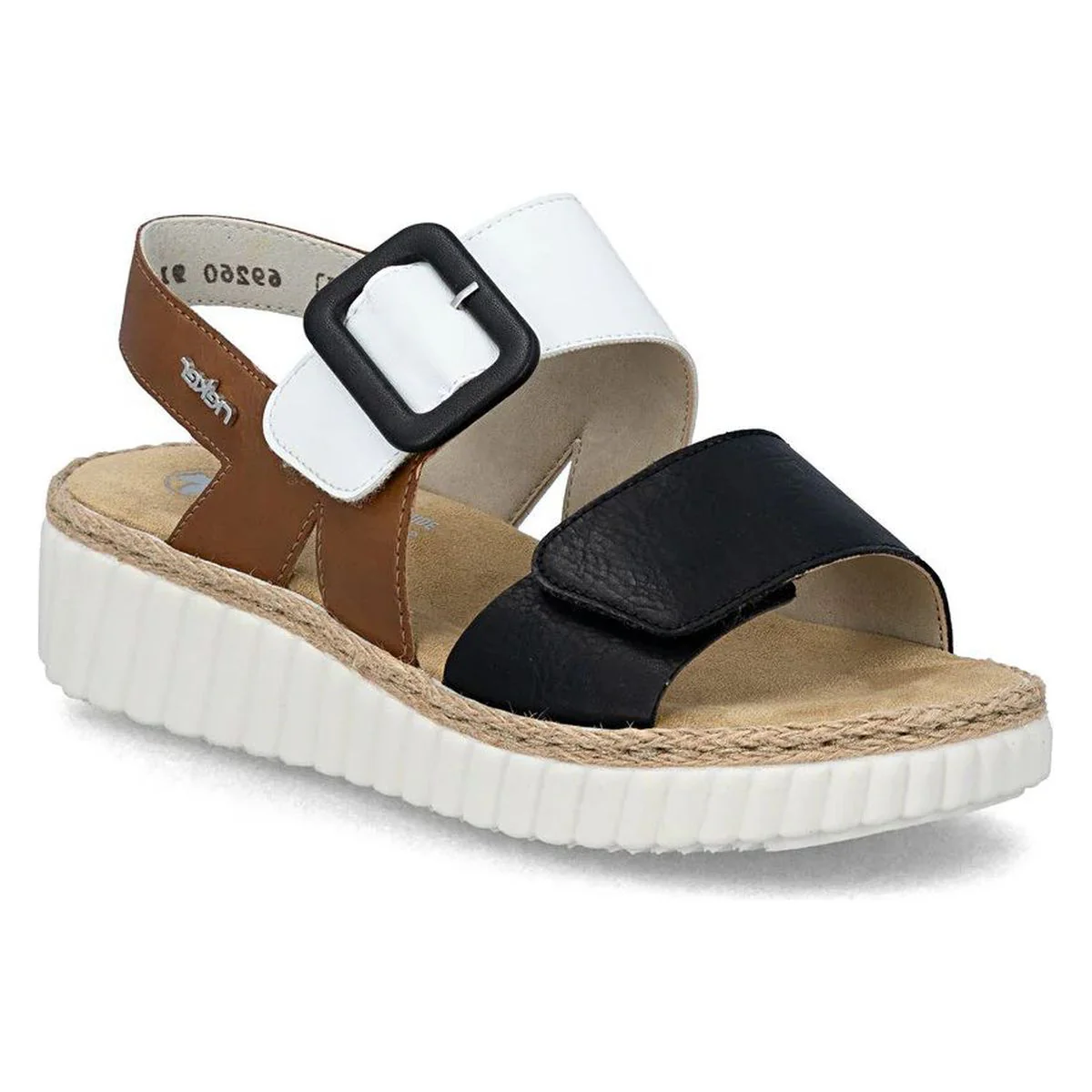Rieker 69260 Women's Wide Sandals in Multi