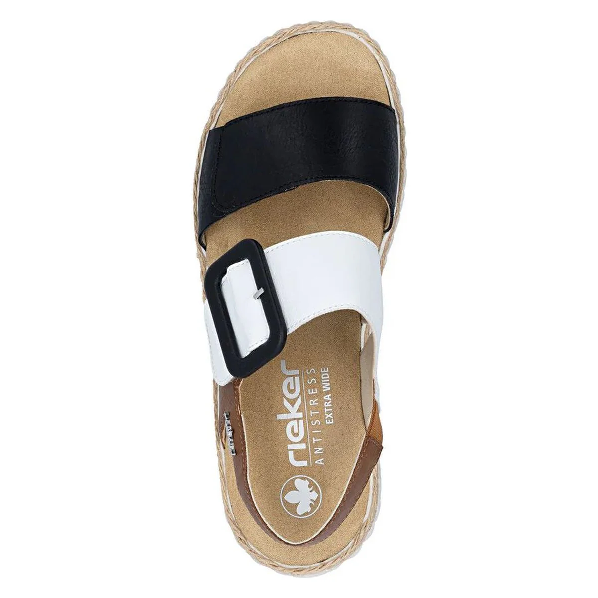 Rieker 69260 Women's Wide Sandals in Multi - Image 4