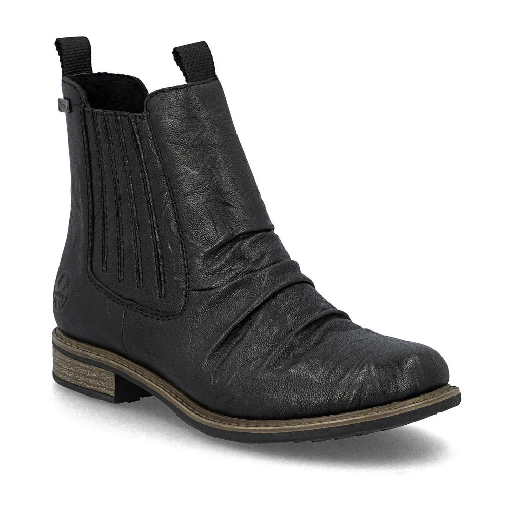 Rieker 74855 Chelsea Boot in Black