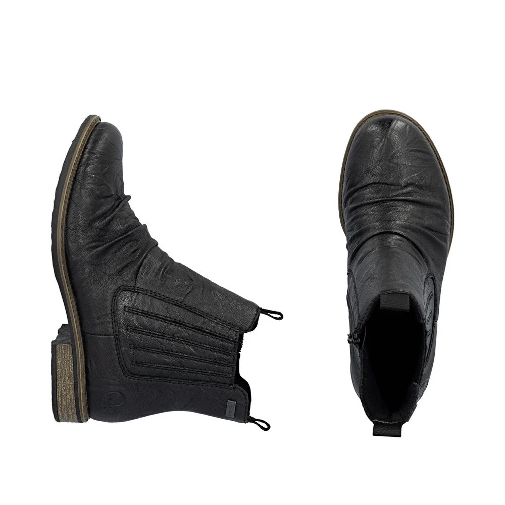 Rieker 74855 Chelsea Boot in Black - Image 6