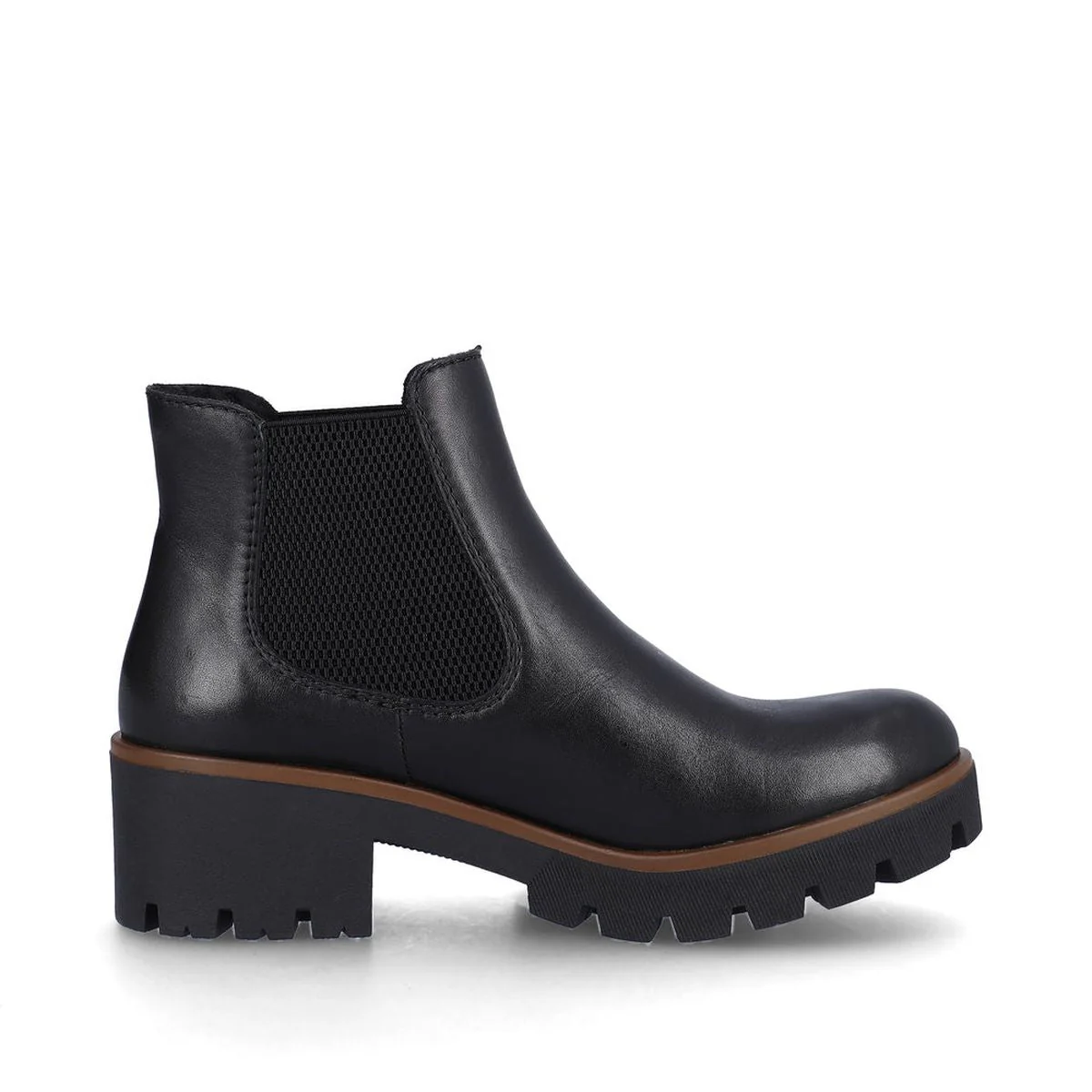 Rieker 79265 Minato Womens Chelsea Boot in Black - Image 4