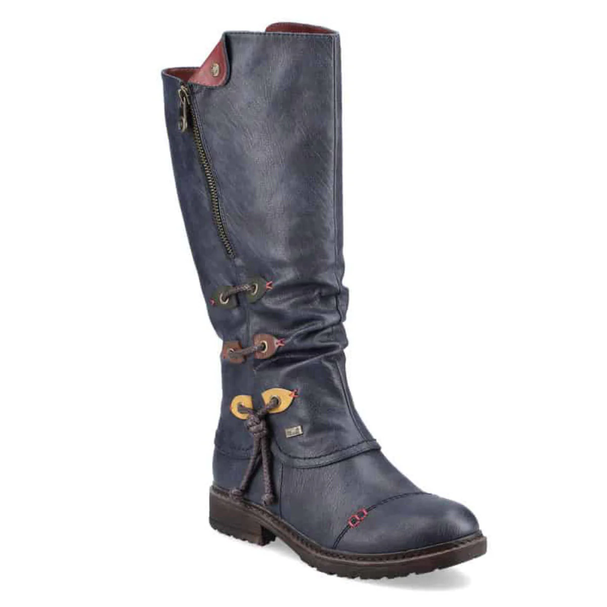 Rieker 94791 High Boot in Blue
