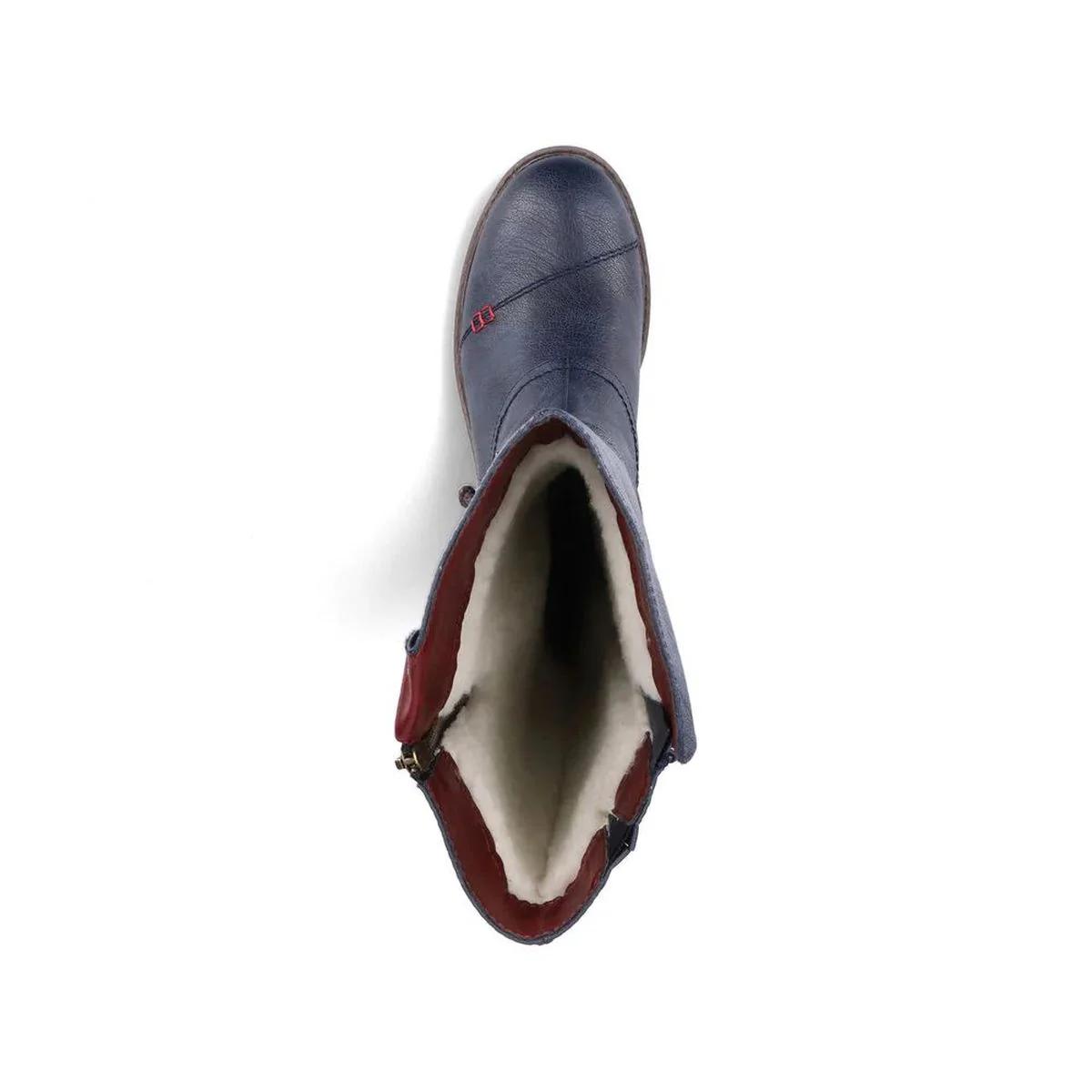 Rieker 94791 High Boot in Blue - Image 4