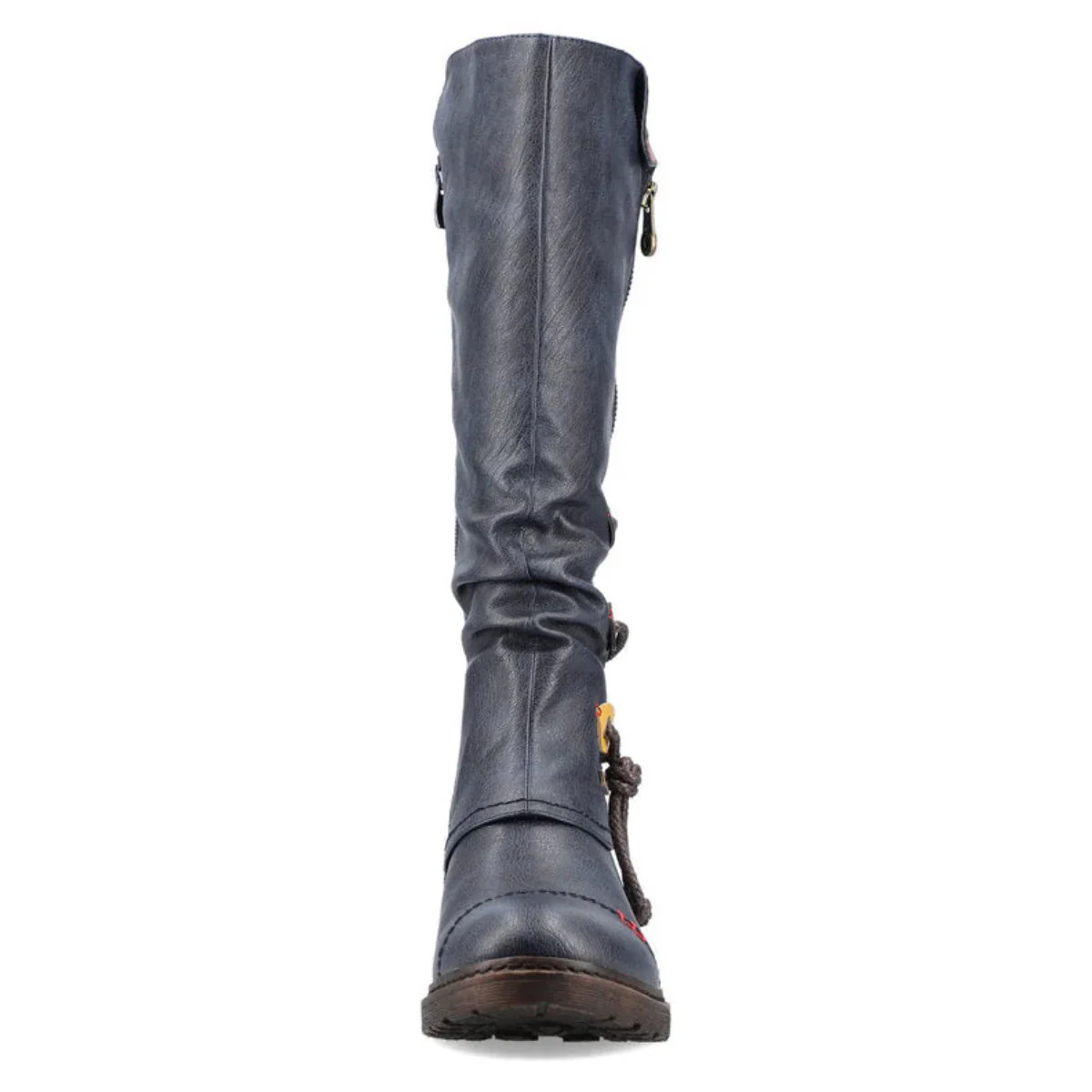 Rieker 94791 High Boot in Blue - Image 6