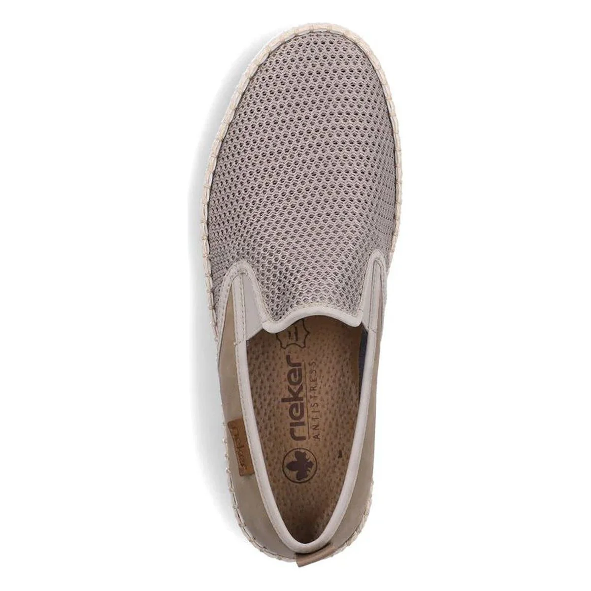 Rieker B2661 Men's Shoes in Beige - Image 4