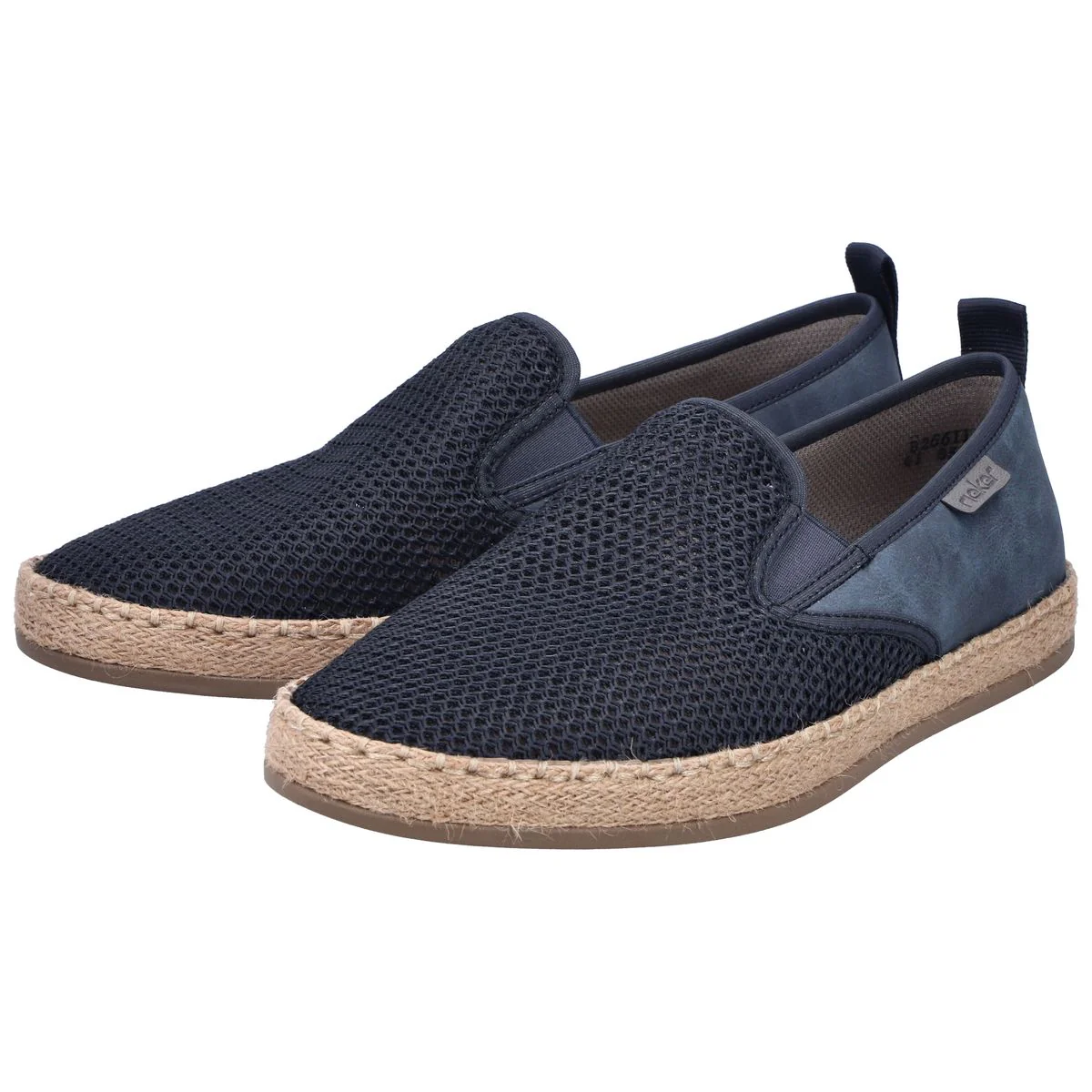 Rieker B2661 Men's Shoes in Navy - Image 8