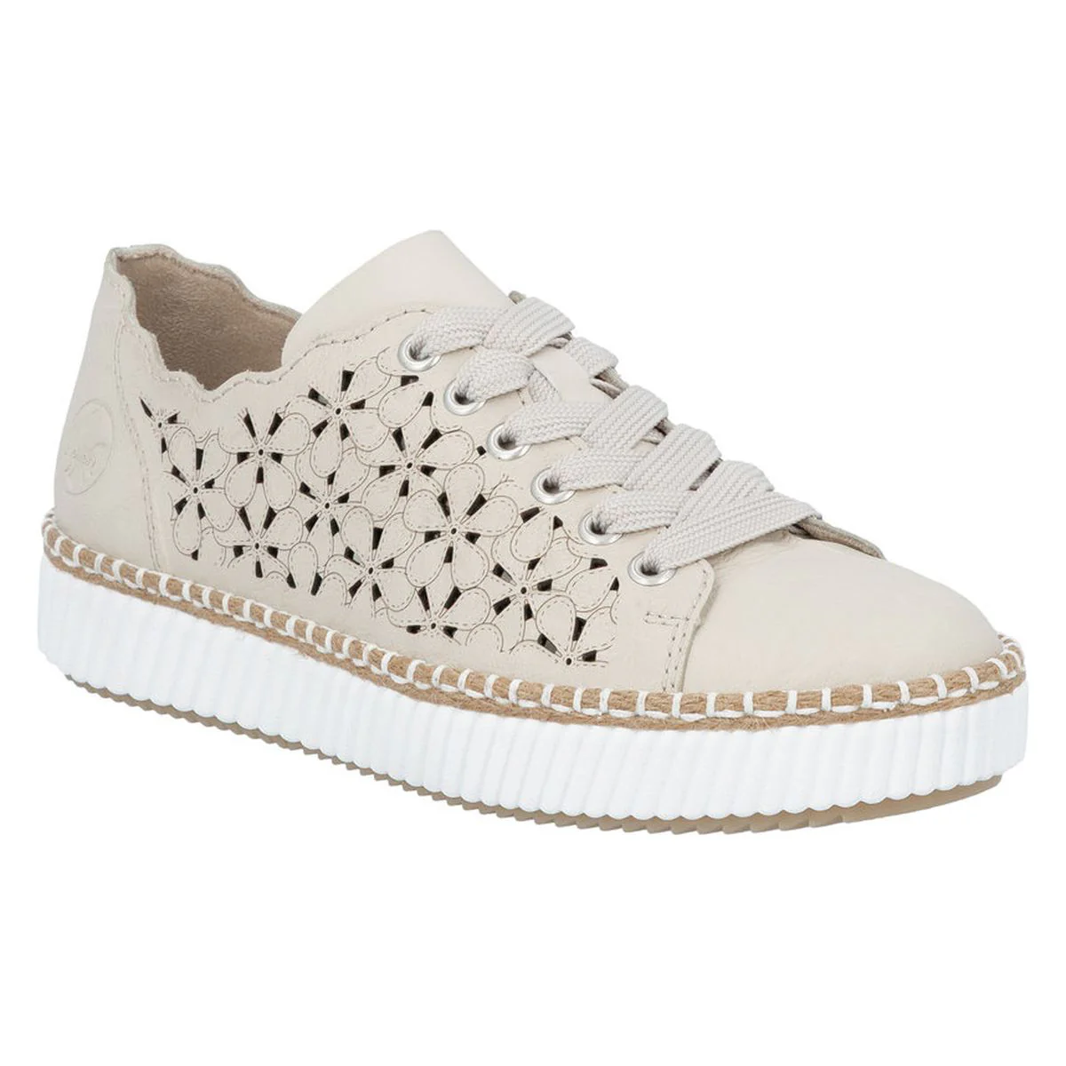 Rieker M2902 Women's Shoes in Beige