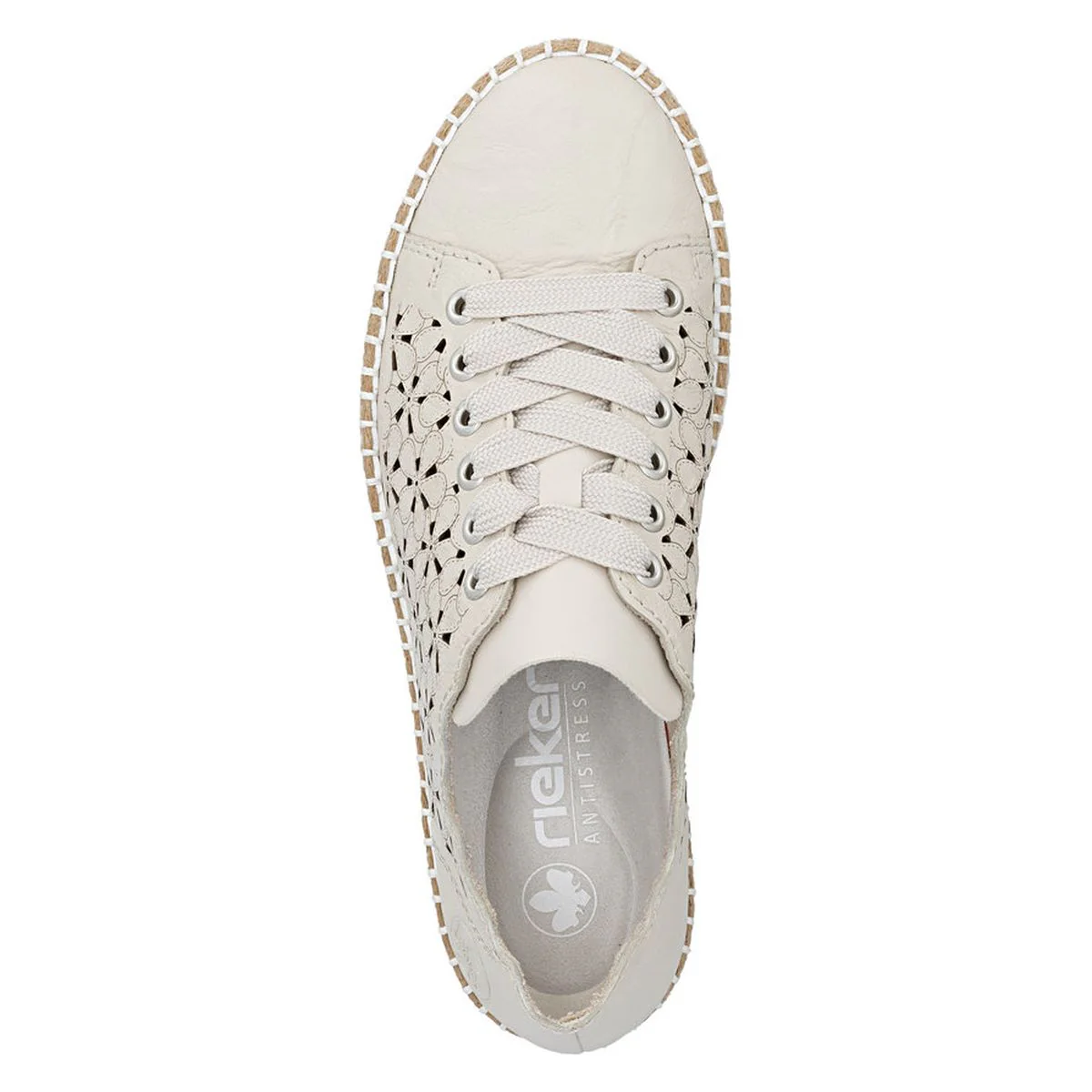 Rieker M2902 Women's Shoes in Beige - Image 4