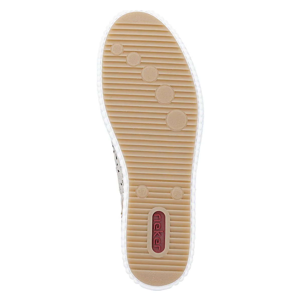 Rieker M2902 Women's Shoes in Beige - Image 7