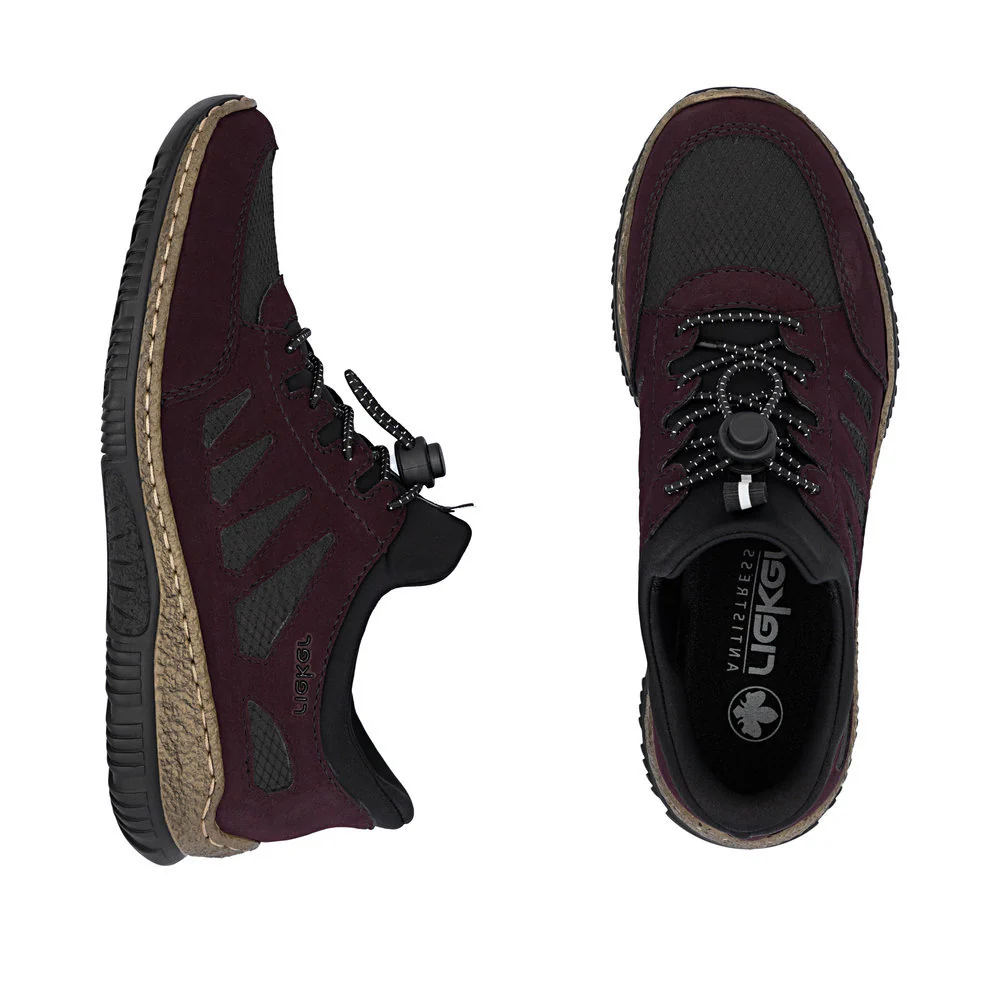 Rieker N32G8 Ready to Go Shoe in Red - Image 6