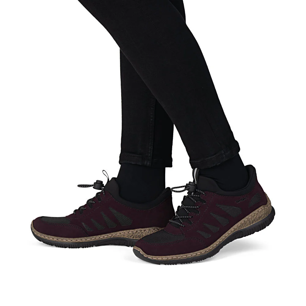 Rieker N32G8 Ready to Go Shoe in Red - Image 8