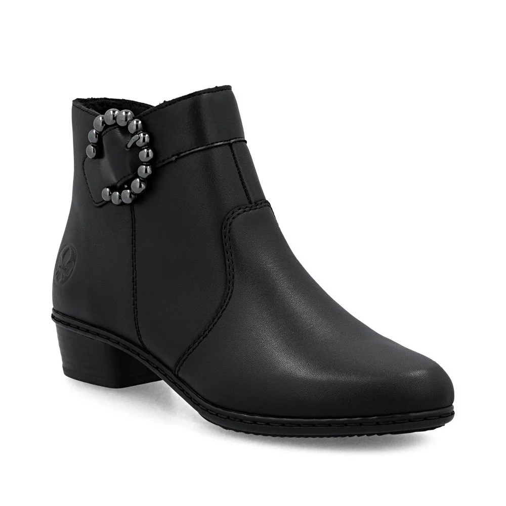 Rieker Y0797 Ankle Boots in Black