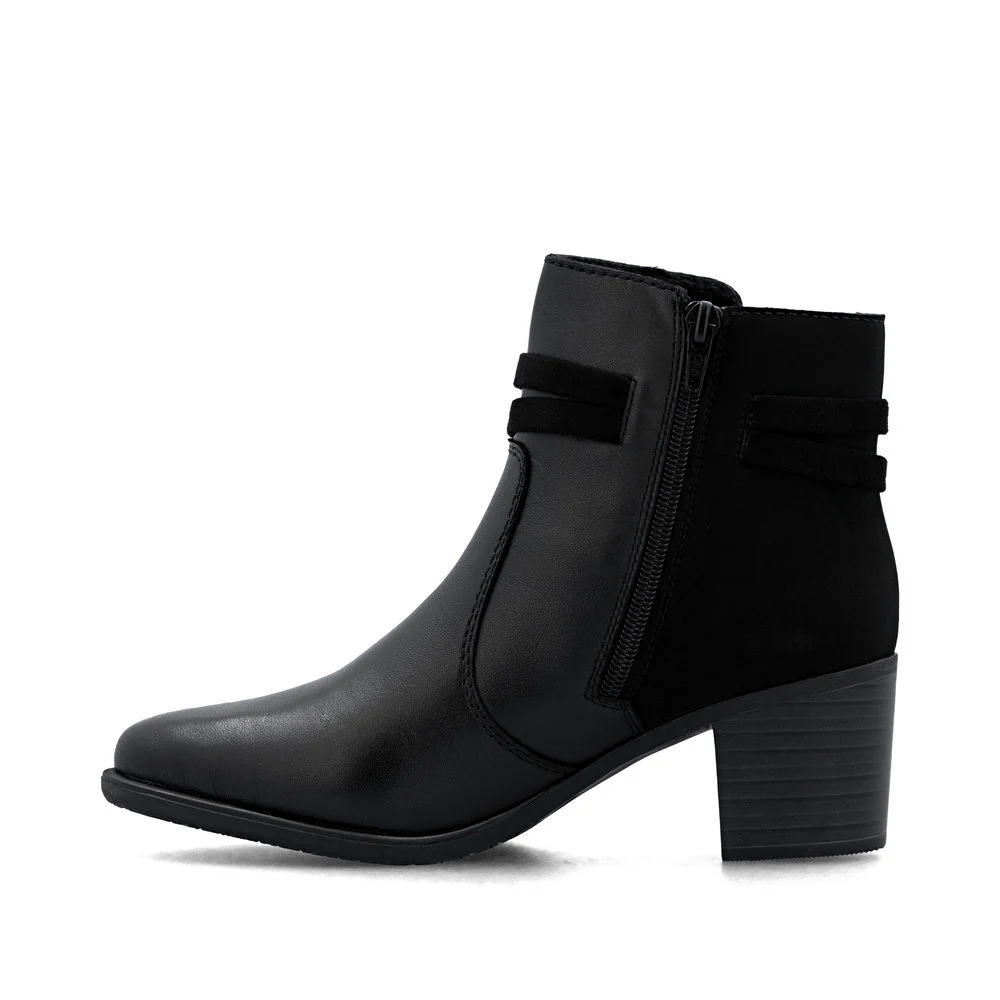 Rieker Y2066 Dress Ankle Boot in Black - Image 2