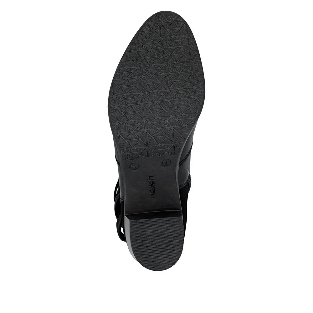 Rieker Y2066 Dress Ankle Boot in Black - Image 7